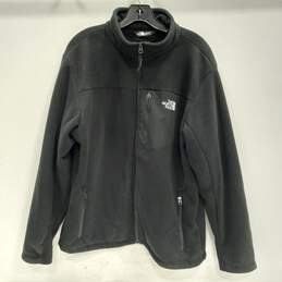 The North Face Men's Black Full Zip Fleece Jacket Size L