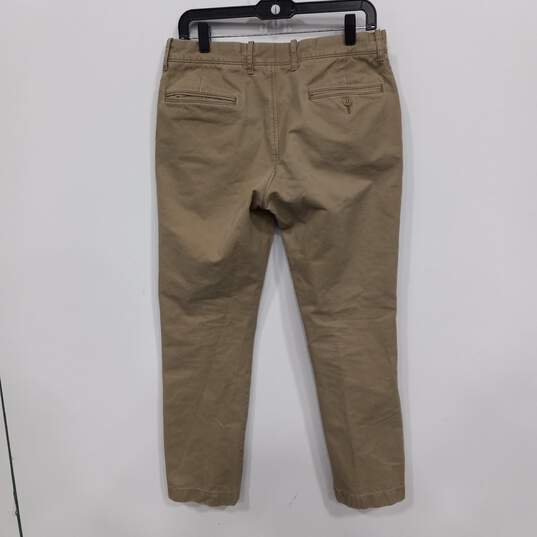 J. Crew Tan Chino Pants Men's Size 30x30 image number 2
