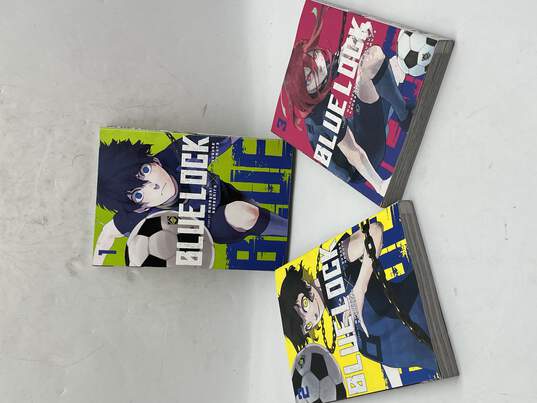 Buy the Kaneshiro Muneyuki Blue Lock Paperback Comics Books Volume 1 To 3