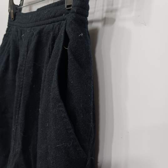 Vintage Evan-Picone Petite Women's Black 100% Wool Skirt Size 8 image number 7