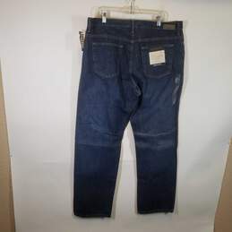 NWT Mens Relaxed Fit Stretch Denim Straight Leg Jeans Size 40X32 alternative image