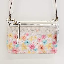Nanette Lepore Mirabel Logo Floral Print Crossbody Bag