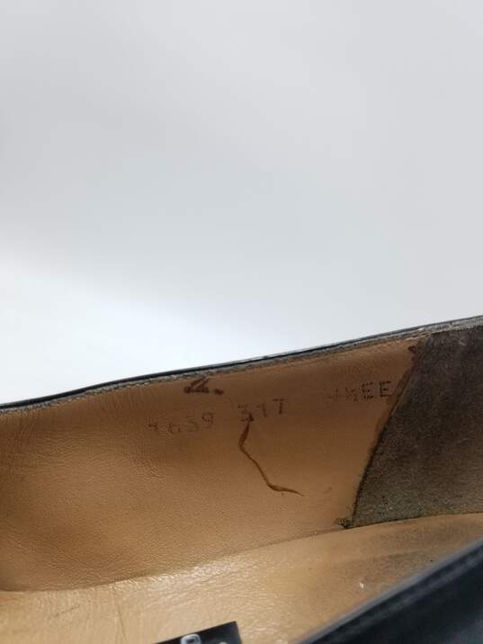 Vtg Ferragamo Black Tassel Loafers M 9.5E(2) COA image number 7