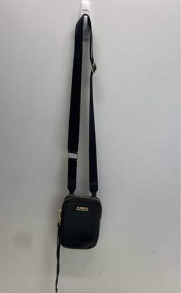 Aimee Kestenberg Pebble Leather Travel Phone Crossbody Black