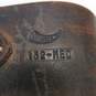 Hunter 152-MED Men's Brown Leather Gun Belt image number 4