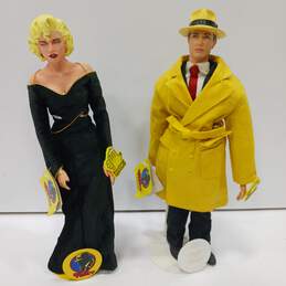 Set of 2  Applause Dick Tracy Collectible Dolls