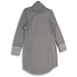 NWT Womens Gray 3/4 Sleeve Cowl Neck Pullover Sweatshirt Size Medium alternative image