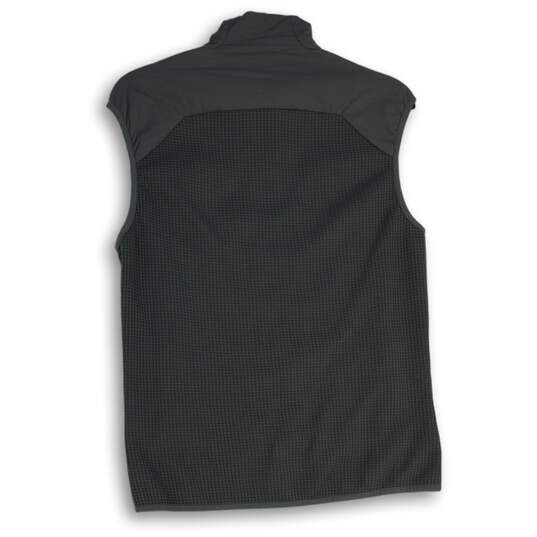 Mens Gray Nano Air Sleeveless Mock Neck Full-Zip Vest Size Small image number 2