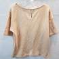 Romeo & Juliet Couture Oatmeal Color Short Sleeve Top Women's Size S image number 3