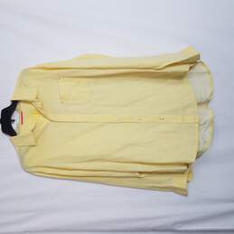 Tommy Bahama Men Yellow Button Up Shirt L