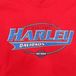 NWT 1996 Harley Davidson Motorcycles Lake Shore IL Holoubek T-Shirt Men's Size XL alternative image
