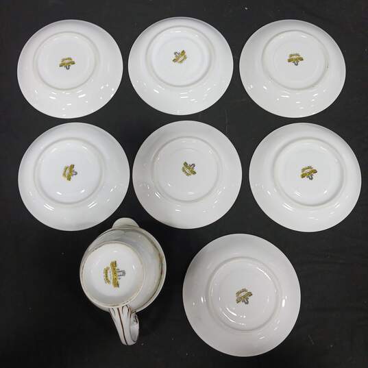 Harmony House Wembley Saucers & Creamer Pitcher 8pc Lot image number 3