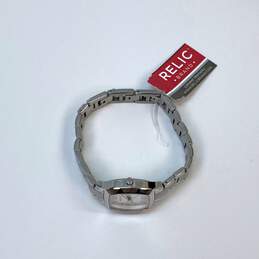 NWT Designer Relic Chain Strap Rectangle Analog Dial Quartz Wristwatch alternative image