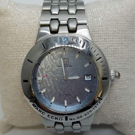 Marc Ecko NYC E8500G2 40mm Chronicle Professional 50M Non Stop Date Watch 142.0g image number 1