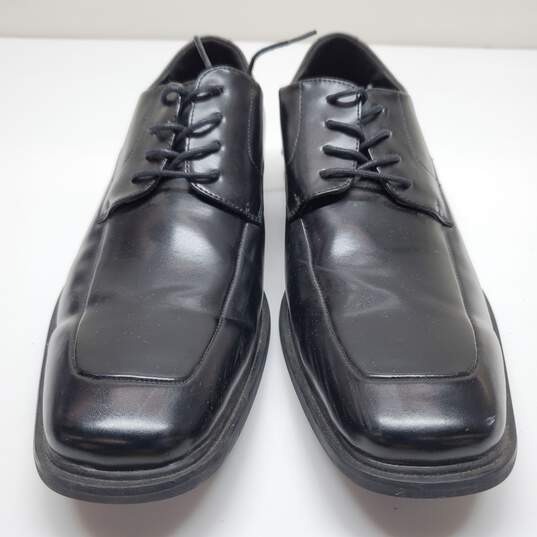 Kenneth Cole Reaction Men's Brick Free Oxford Leather Dress Shoes Size 9 image number 4