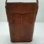 Unbranded Leather Double Wine Carrier Bag image number 1