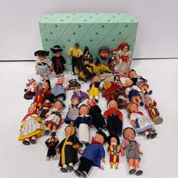 Bundle of Assorted Mini Dolls & Accesspries from Around The World