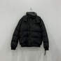 NWT Womens Black Long Sleeve Zipped Pocket Hooded Puffer Jacket Size XL image number 1