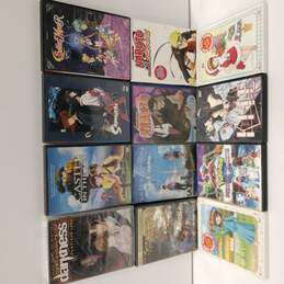 Lot of 12 Assorted Anime DVDs