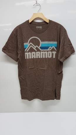 Marmot Brown graphic T-Shirt - Men's M