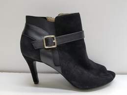 Marc Fisher Shimmee Women Peep-Toe Boots Women's, Size 8.5, Black