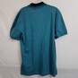 Hugo Boss men's green knit polo shirt slim fit large nwt image number 2