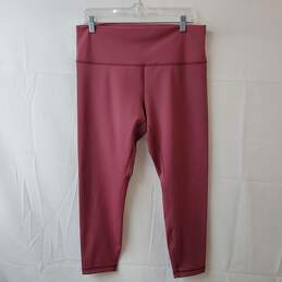 Lululemon Pink Cropped Activewear Leggings Size 14