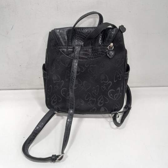 Brighton Heart & Animal Print Pattern Backpack Style Handbag image number 2