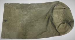 Vintage US Army Military Green Canvas Duffle Bag