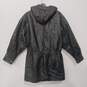 Women’s Vintage N.Y.D.A Hooded Leather Utility Jacket Sz PM image number 2