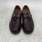 Mens Halsted Burgundy Leather Round Toe Buckle Monk Strap Dress Shoes Sz 9 image number 1