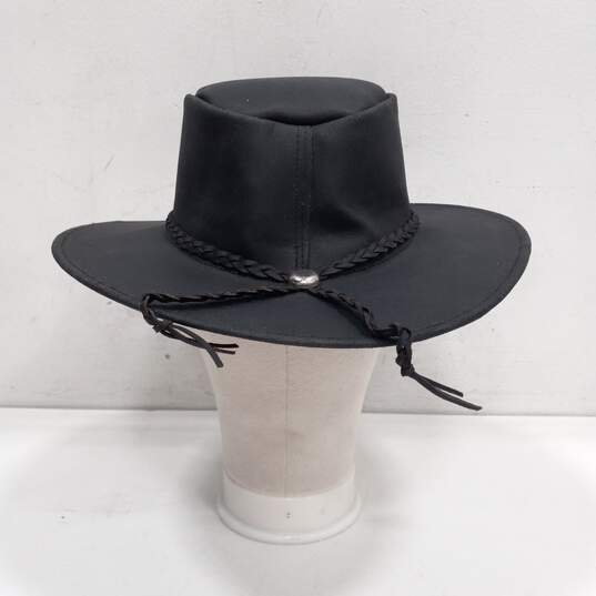 Genuine Leather Cowboy Hat image number 4