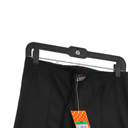 NWT Mens Black Elastic Waist Drawstring Regular Fit Athletic Shorts Size XL image number 3