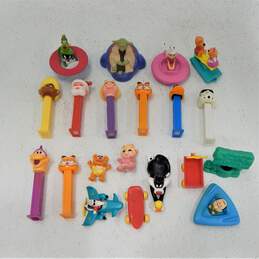 Assorted Vintage McDonald's Happy Meal Toys and Misc Pez Dispensers Lot