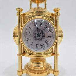 VNG Franklin Mint Meteorological Clock Barometer Compass Nautical alternative image