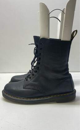 Dr Martens Leather Pascal Combat Boots Black 10 alternative image