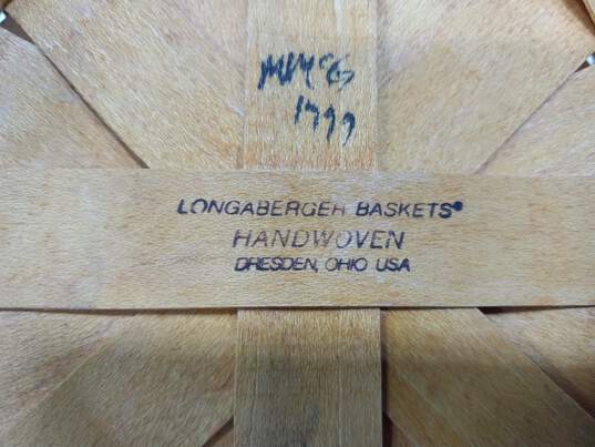Longaberger Handwoven Basket Floral Liner image number 6