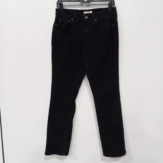 Levi's 505 Straight Black Jeans Women's Size 28 image number 1