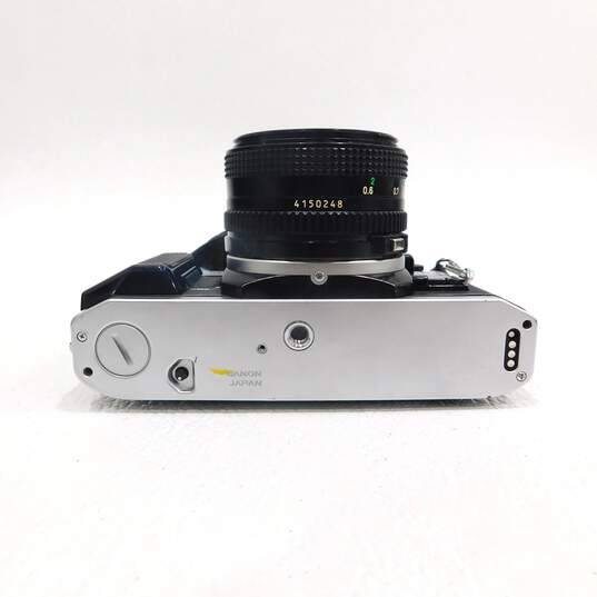 Canon AE-1 Program 35mm Film Camera w/ 3 Lens, Lens Converter, Flash & Bag image number 8