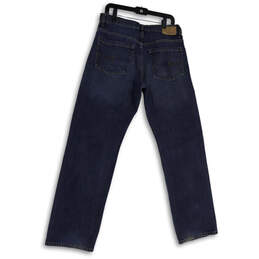 Womens Blue Medium Wash Coin Pocket Modern Denim Straight Jeans Size 34 alternative image