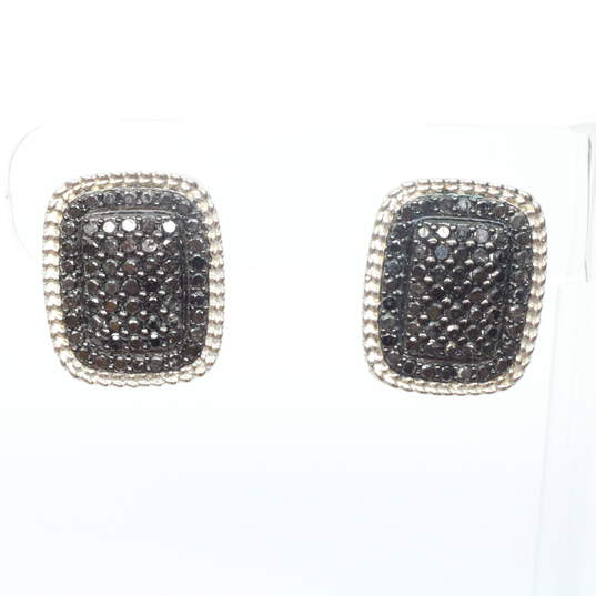 3 Pairs of Sterling Silver Drop Earrings - 20.7g image number 4