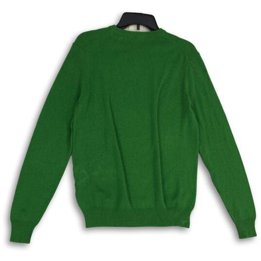 NWT J. Crew Womens Green Knitted Round Neck Long Sleeve Pullover Sweater Size S image number 2