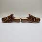 J. Crew Calf Hair Leopard Patterned Wood Heel Clogs WM Size 10 image number 3
