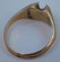 Antique 9K Gold Band Ring Setting For Repair 3.4g image number 4