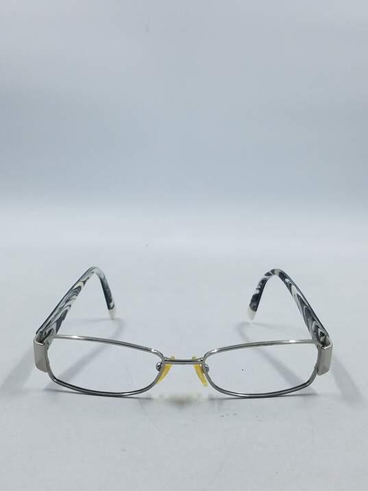DKNY Silver Rectangle Eyeglasses image number 2