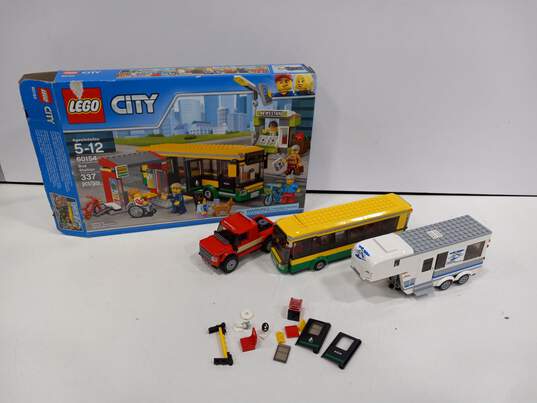 Lego City Bus Station Incomplete Building Set #60154 image number 1