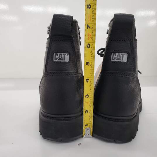 CAT Remington 6in Steel Toe Black Work Boots Men's Size 7 image number 5