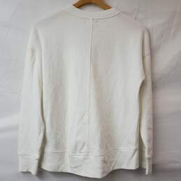 Madewell White Pullover Sweatshirt Women's Small alternative image