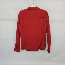 REI Red Long Sleeved Sahara Shirt WM Size S NWT alternative image