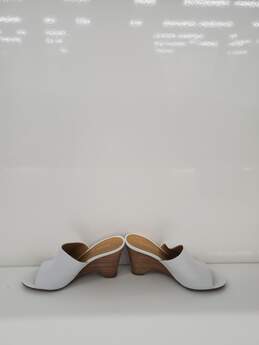 Women Franco Sarto white heel shoes used Size-7 alternative image